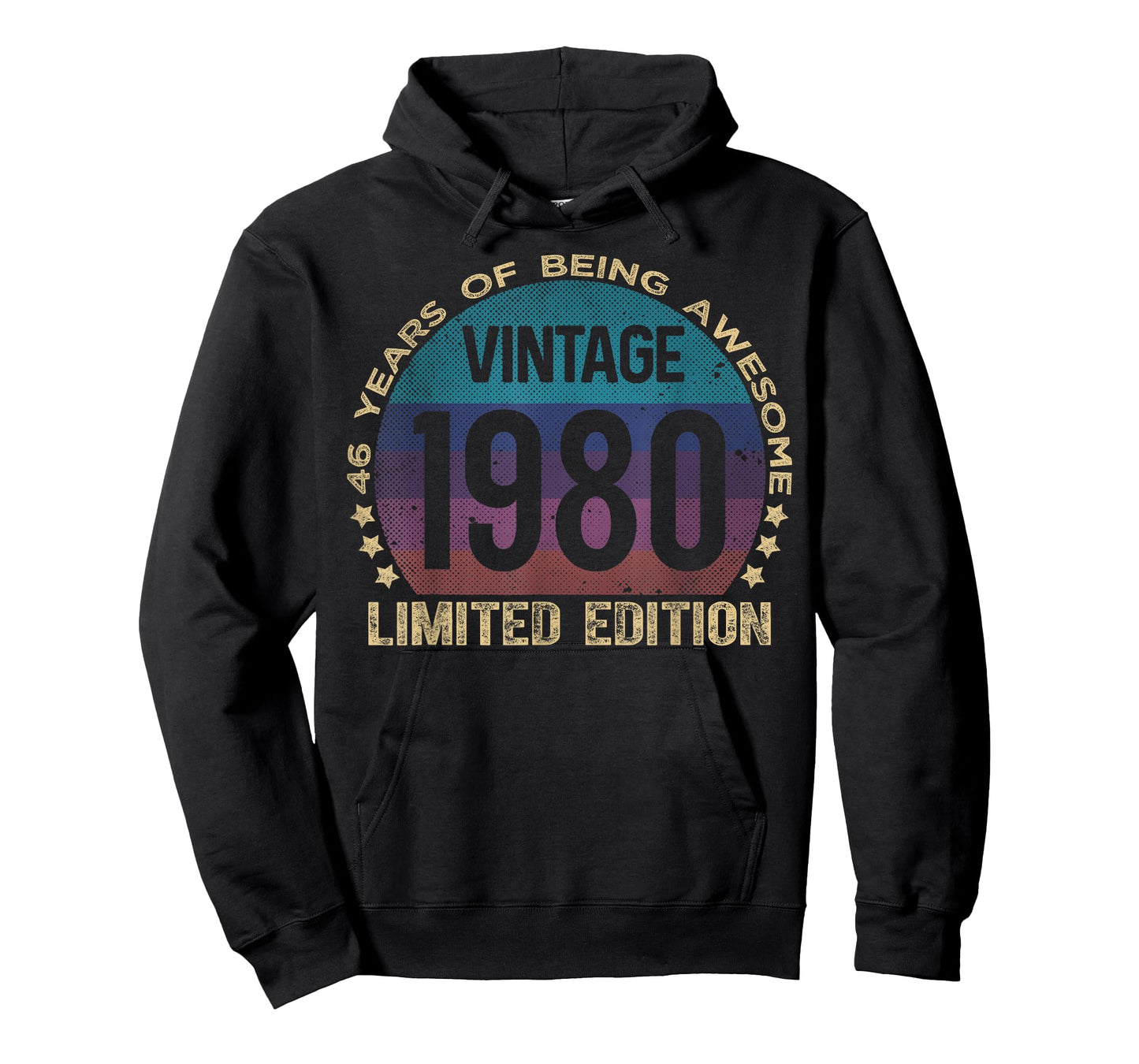 46 Year Old Gifts Vintage 1980 Limited Edition 46th Birthday T-Shirt