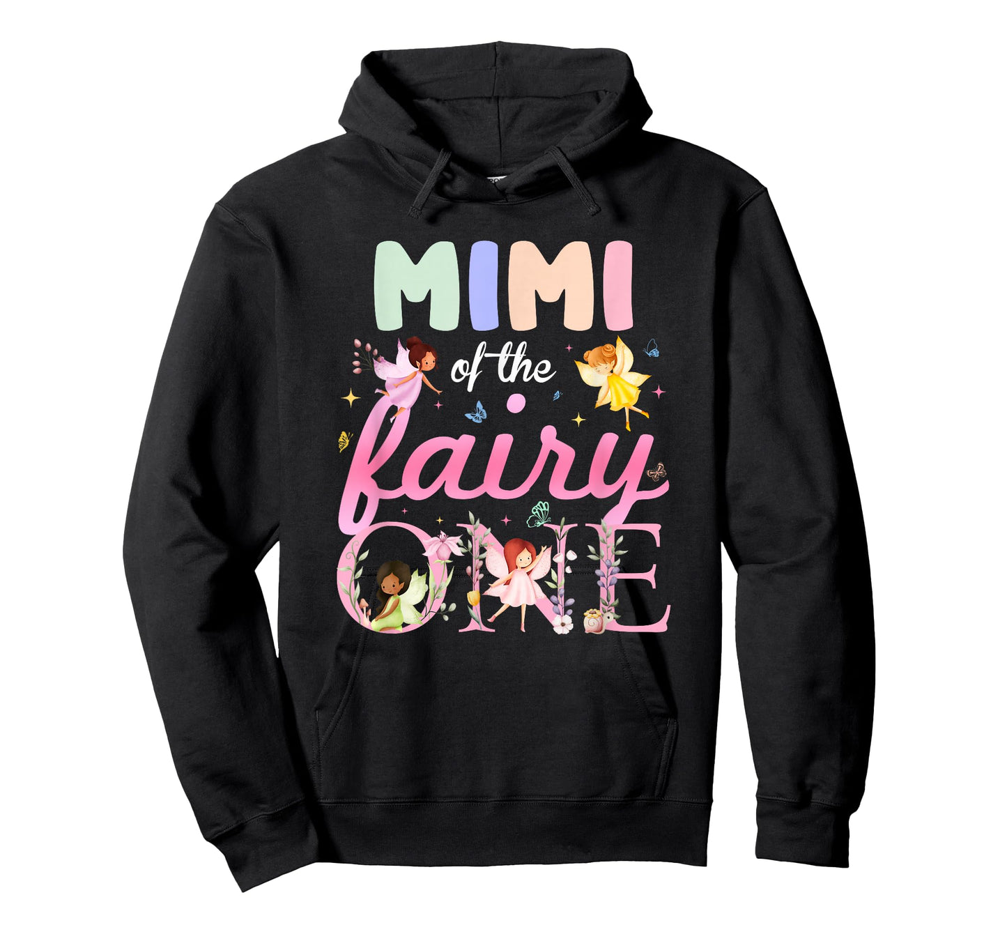 Mimi of The Fairy One 1St Birthday Girl Family Matching T-Shirt