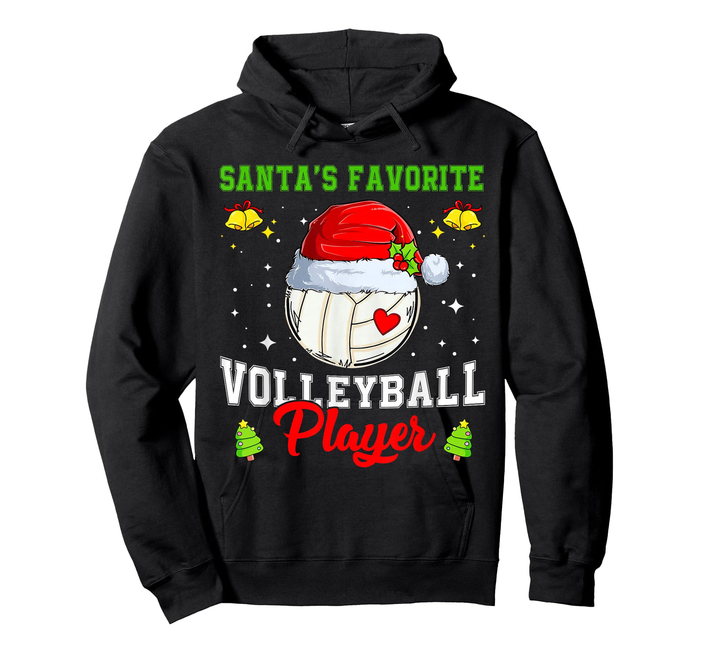 Santa's Favorite Volleyball Player Christmas Pajamas Men T-Shirt