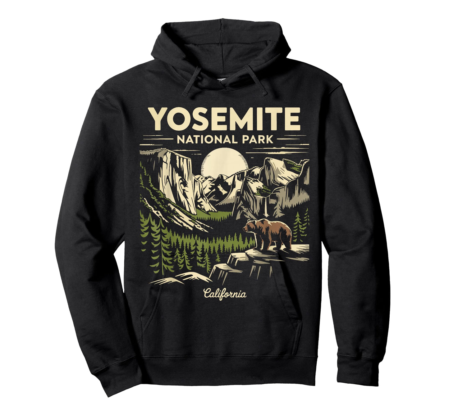 Yosemite National Park for Hikers Campers and Nature Lovers T-Shirt