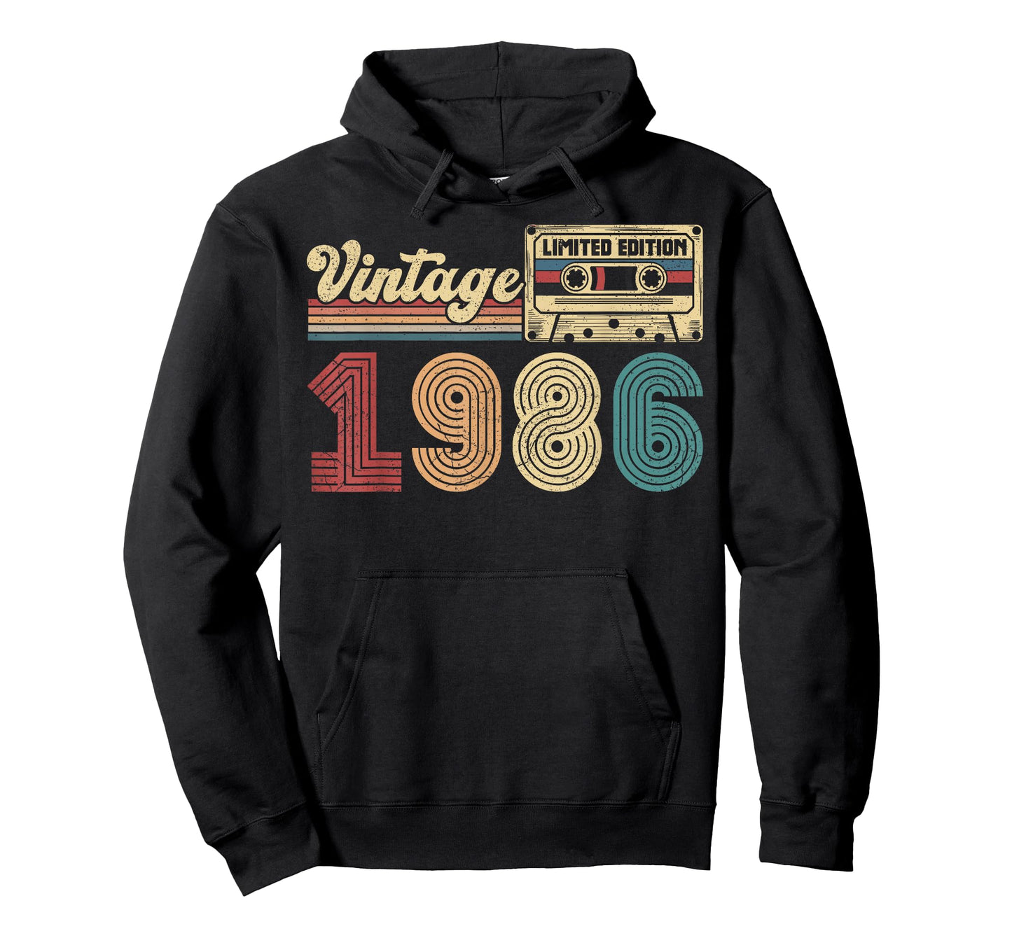 40 Year Old Vintage 1986 40th Birthday Cassette Tape T-Shirt