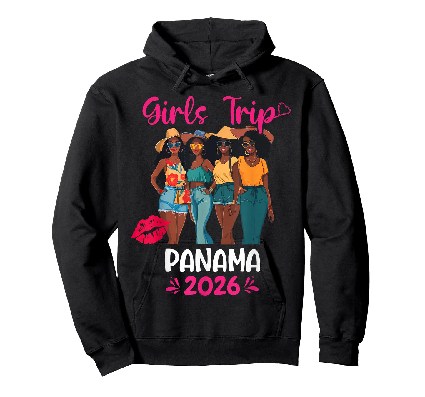 Black Girls Trip Panama 2026 Vacation Matching T-Shirt
