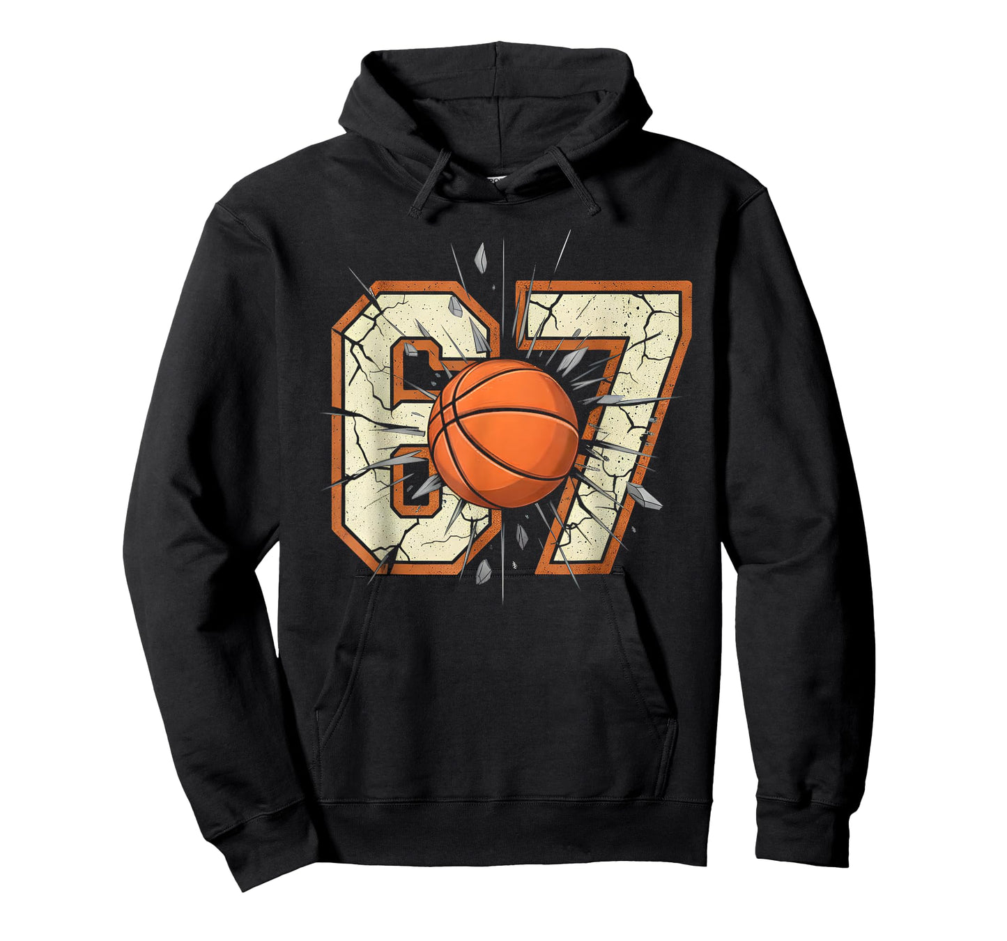 67 Basketball Vintage Number Six Seven 6 7 Meme Design Boys T-Shirt