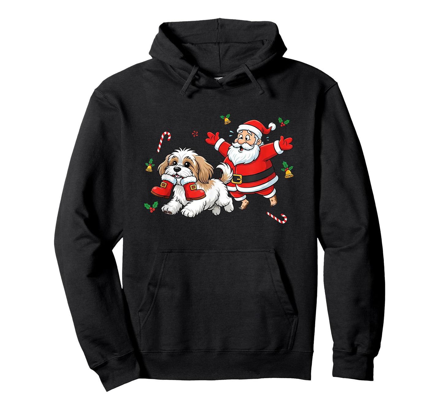 Funny Havanese Santa Claus Boots Christmas Womens Mens Kids T-Shirt