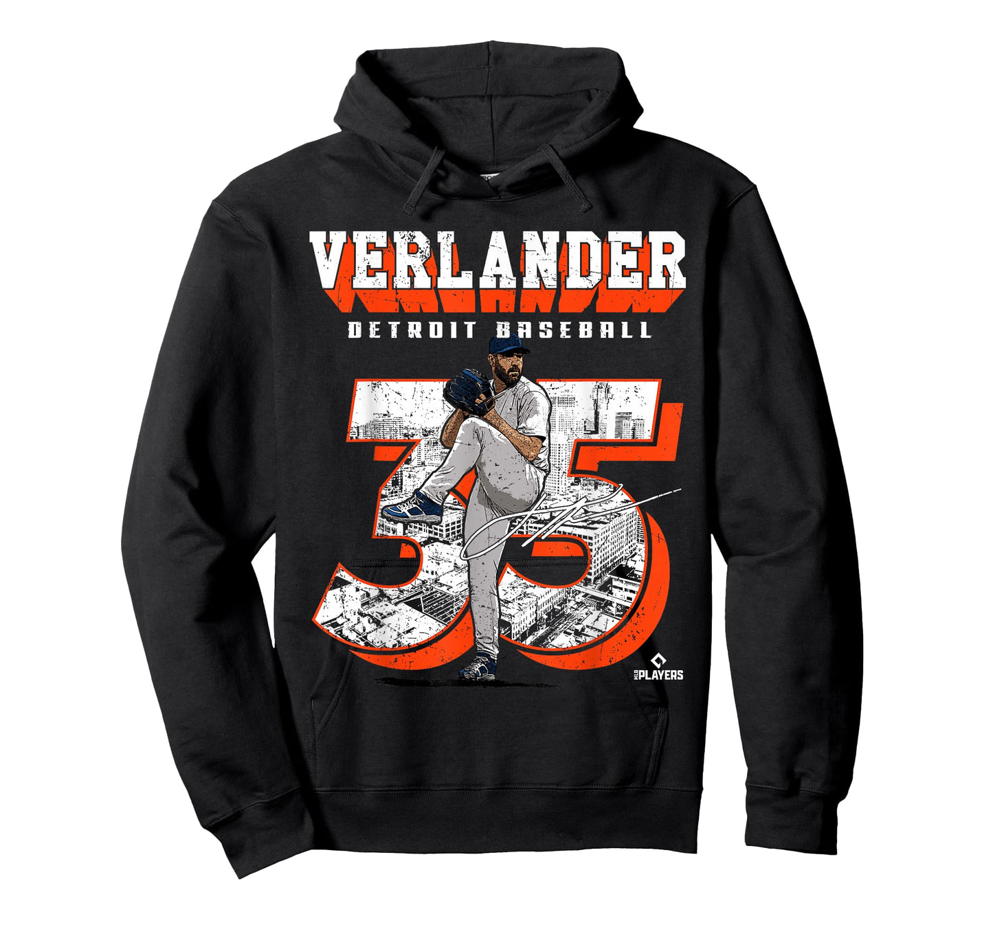 Justin Verlander | Detroit T Baseball Players | MLBJVE206M T-Shirt
