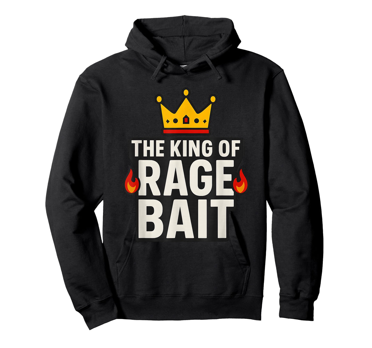 King of Rage Bait Funny Meme, Joke Humor Quote T-Shirt