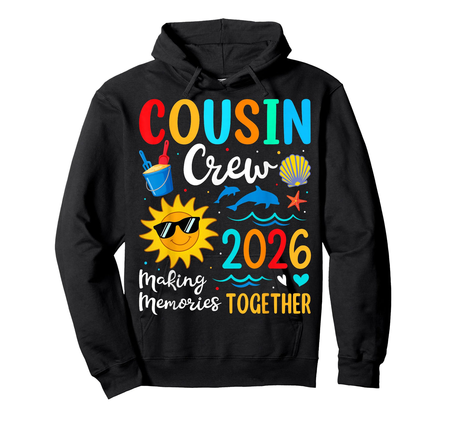 Cousin Crew 2026 Summer Vacation Beach Family Trip Matching T-Shirt