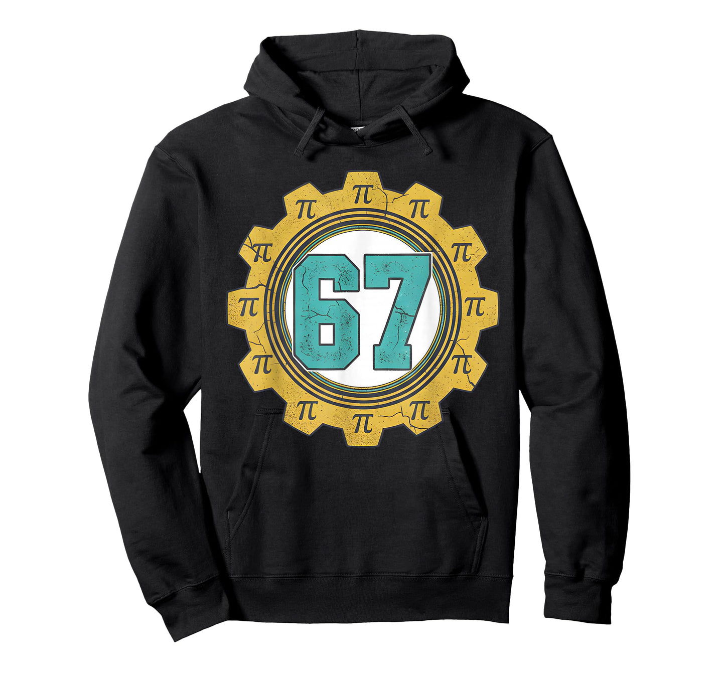 Vintage 6 7 Number 67 Pi Day for Math Science Teacher T-Shirt