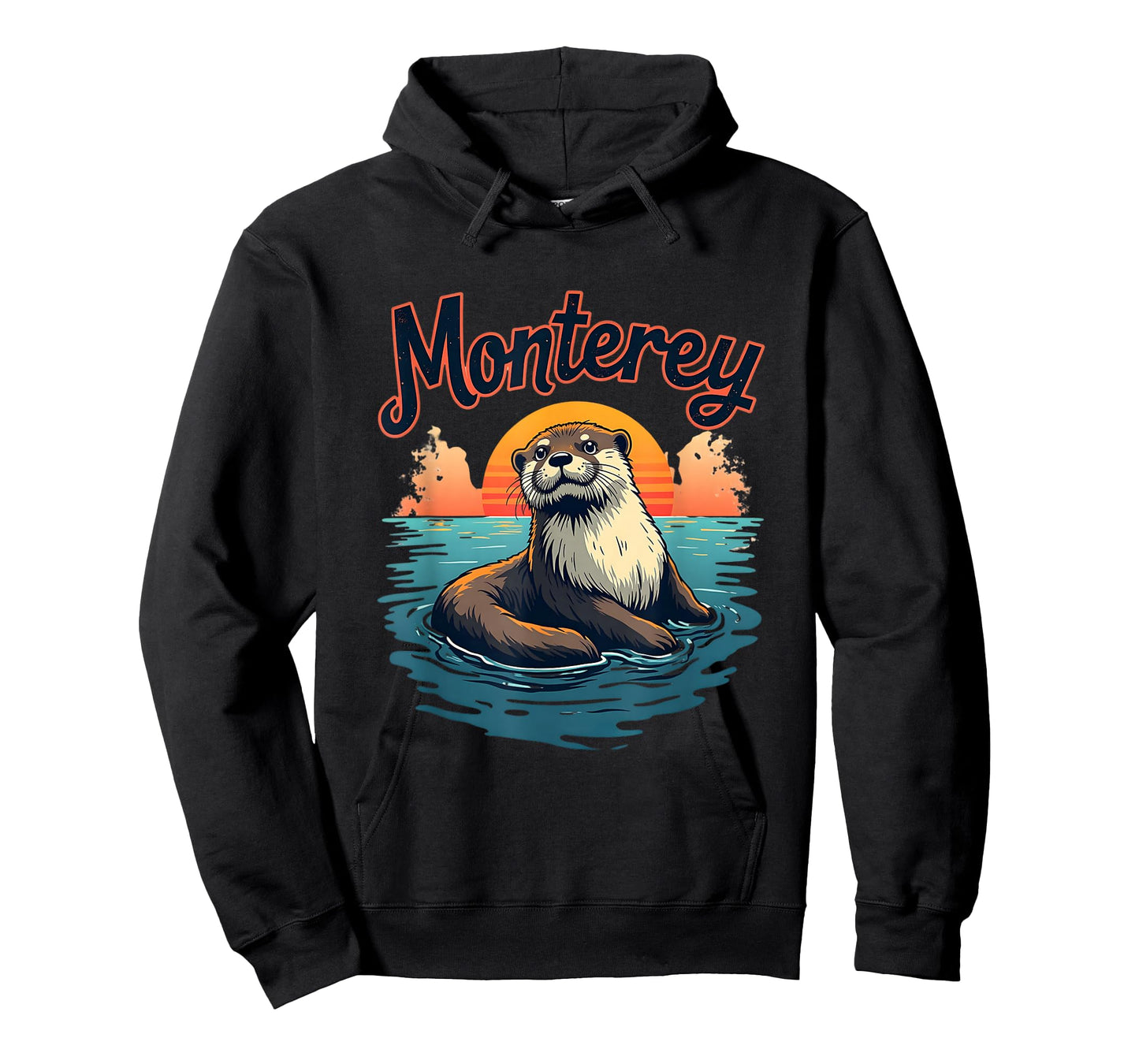 Vintage Sea Otter Monterey California 90s Aquarium Ocean T-Shirt