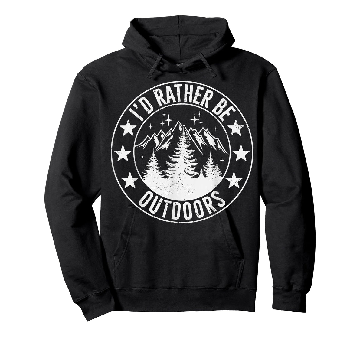 Camping Humor Id Rather be Outdoor Gag Adventure Life Camper T-Shirt