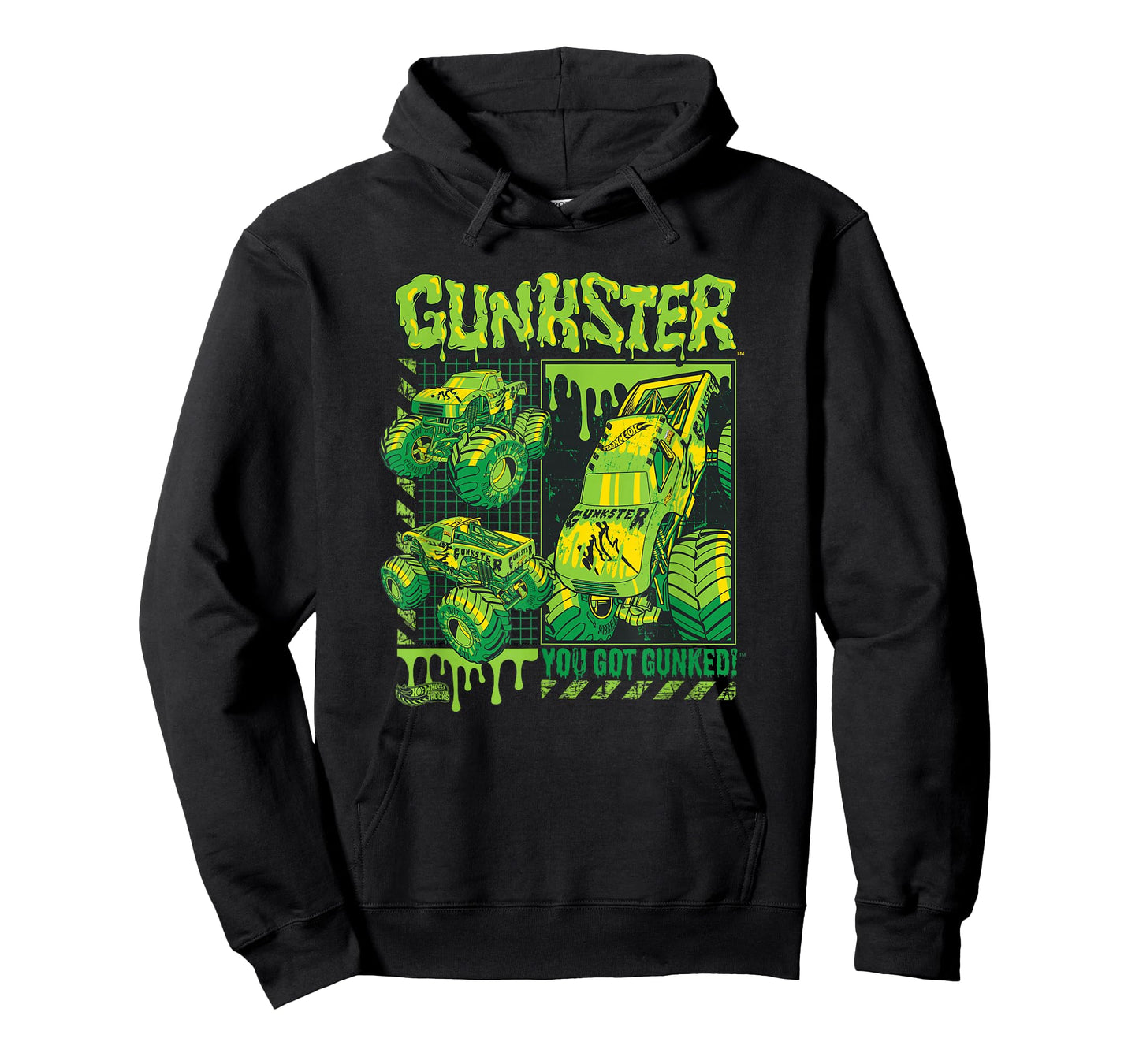 Hot Wheels Monster Trucks - Gunkster Grid T-Shirt