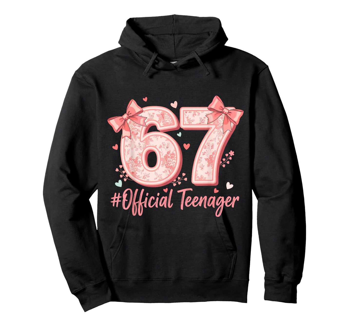 Official Teenager 13 Years 13th Birthday Girls Six Seven T-Shirt