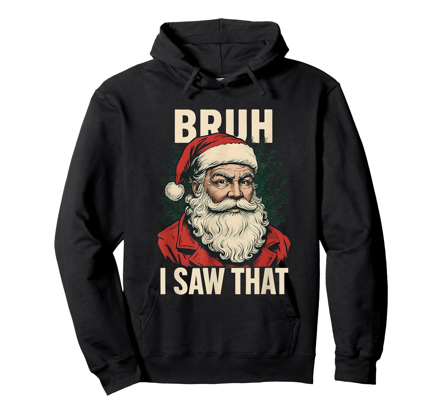 Vintage Santa Bruh I Saw That Funny Christmas T-Shirt