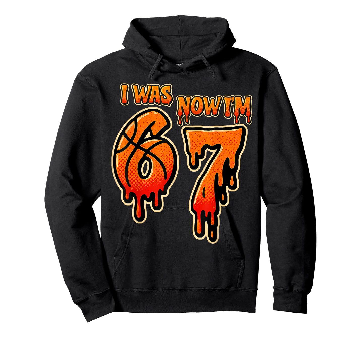 Basketball Six Seven Drip 6 7 Meme 7 Year Old Birthday T-Shirt