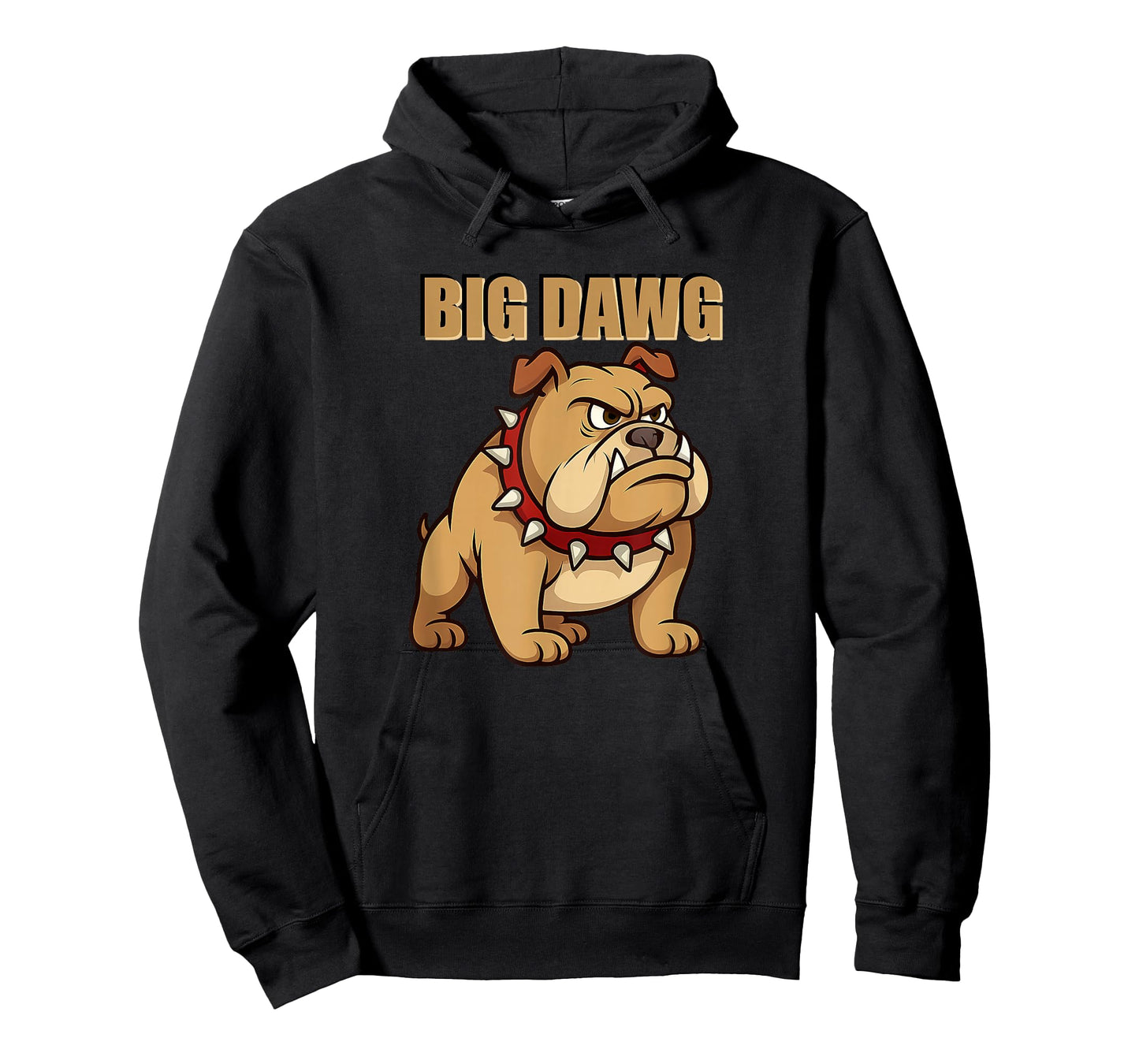 Mens Big DAWG Graphic Design, Featuring Cartoon Bulldog T-Shirt