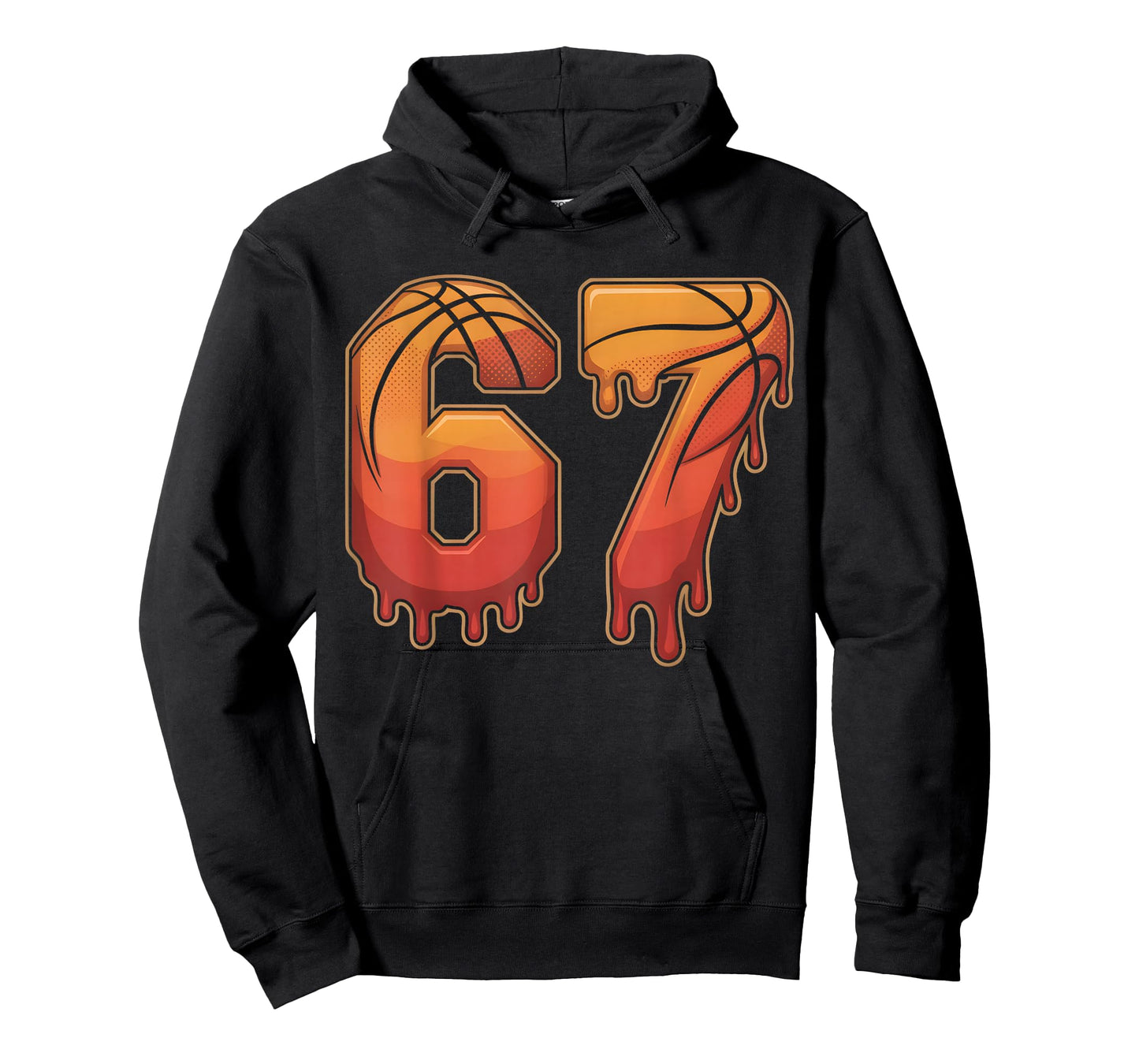 67 Basketball Gen Alpha Slang Kids Drip Six Seven Meme Gift T-Shirt