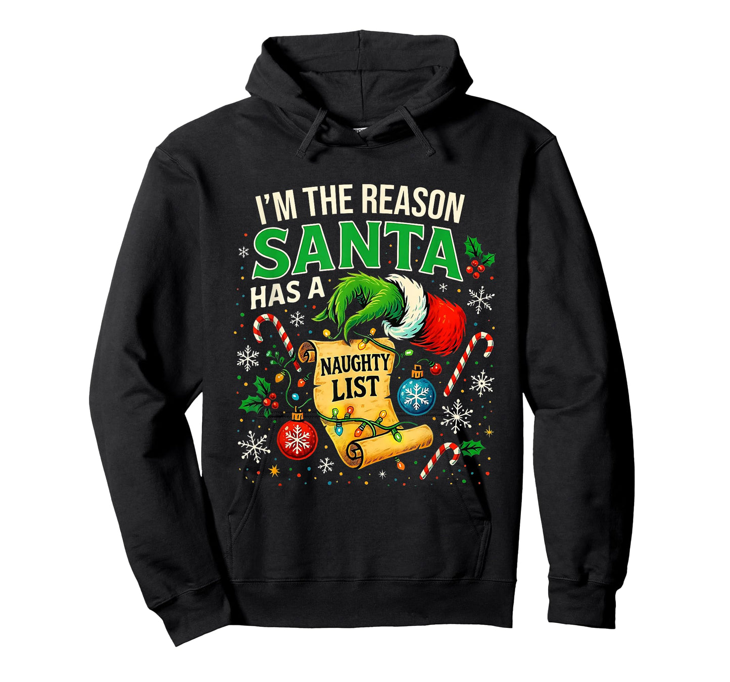 I’m The Reason Santa Has a Naughty List Christmas T-Shirt