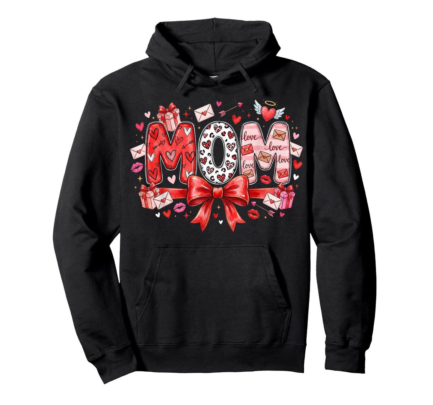 Gifts Love Mother Hearts Mama Valentine Mom Valentines T-Shirt