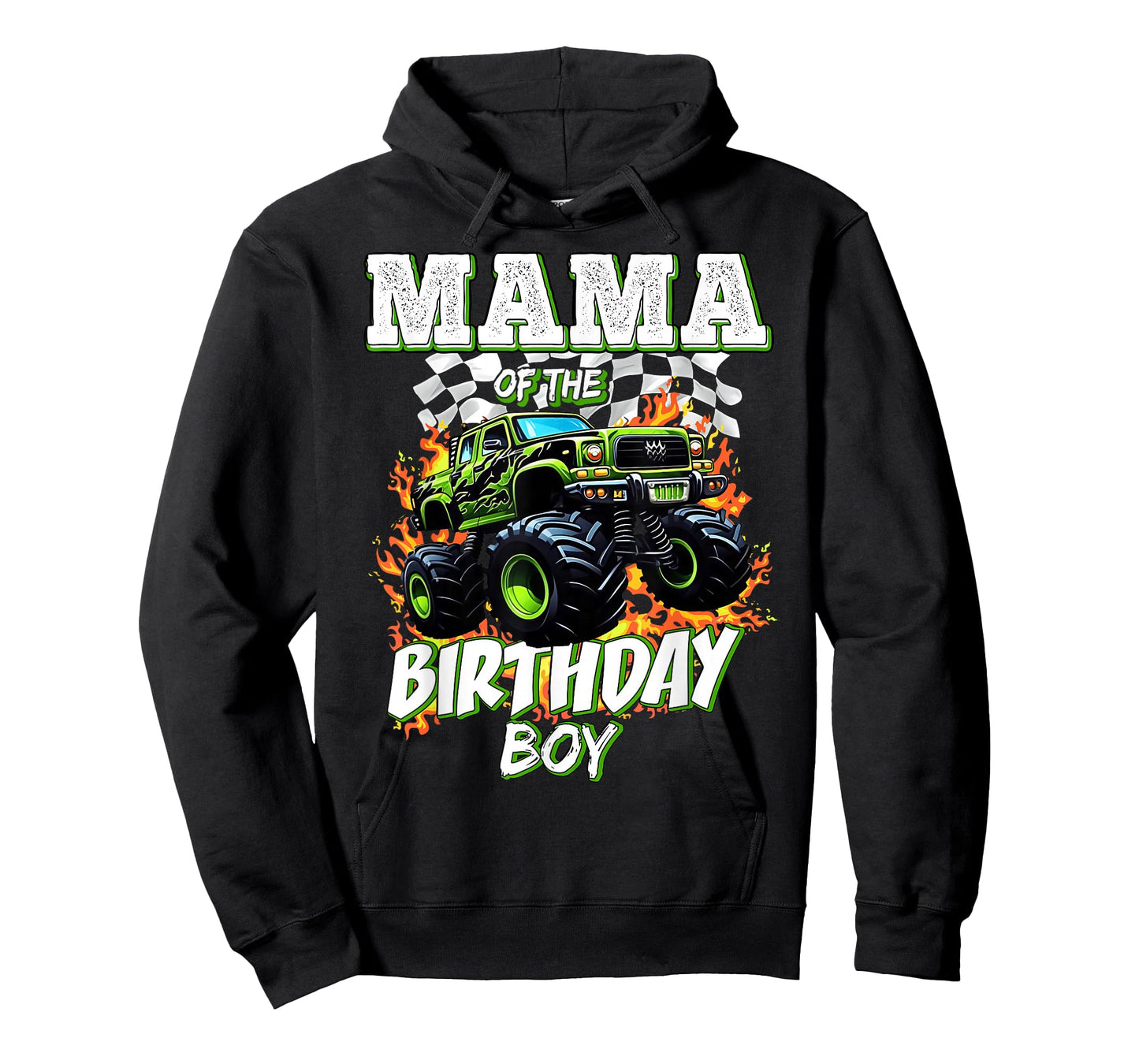 Mama of The Birthday Boy Monster Truck Birthday Kids T-Shirt