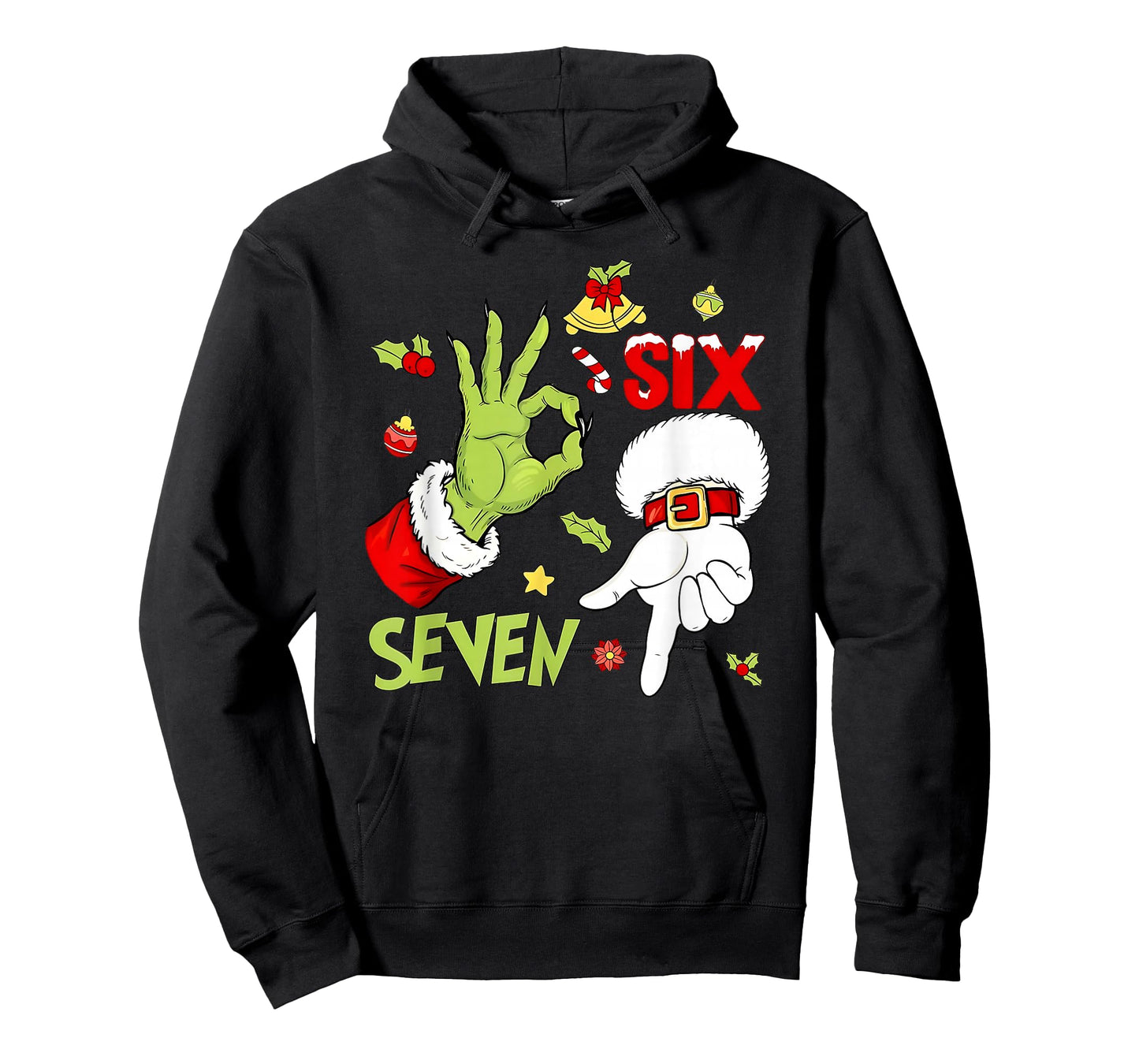 Funny Christmas Hand 6-7 Six Seven Shirt – Holiday Humor Tee T-Shirt