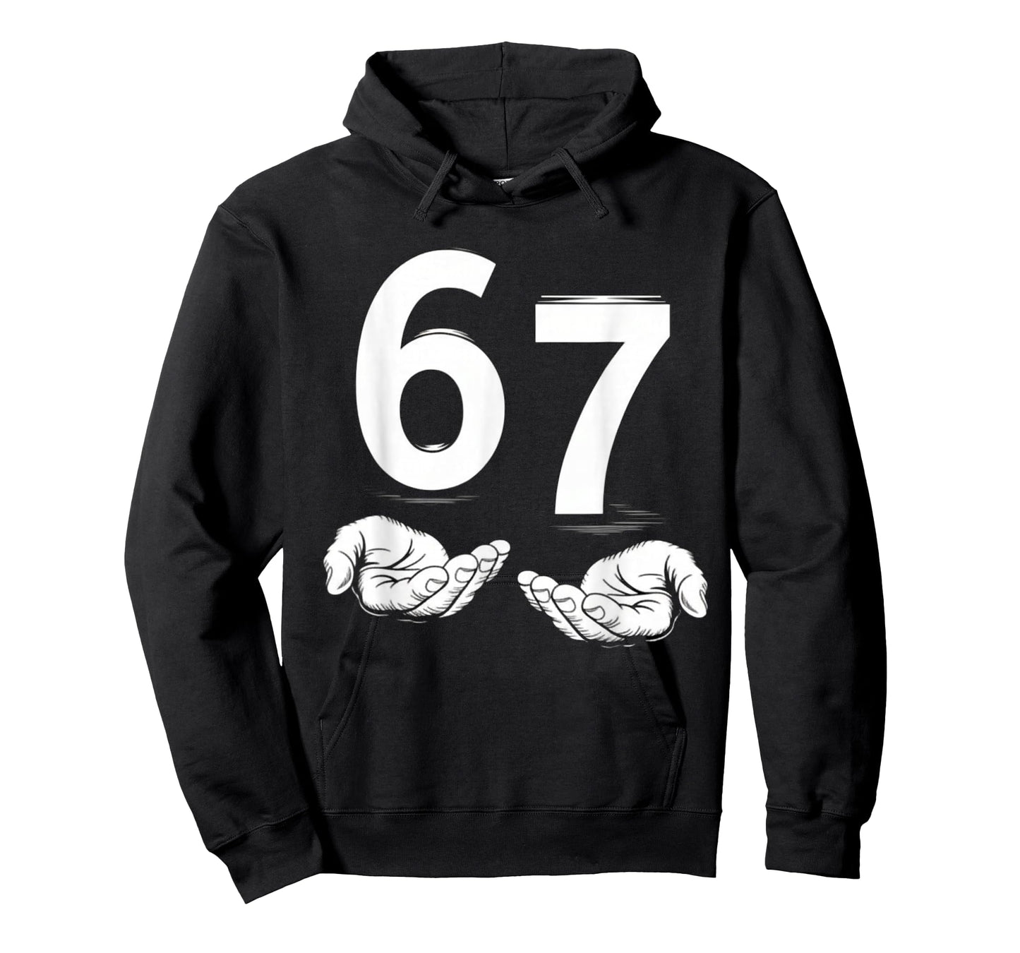 Funny 6/7 Meme Gen Alpha Slang Hands Gesture Tee Six Seven T-Shirt