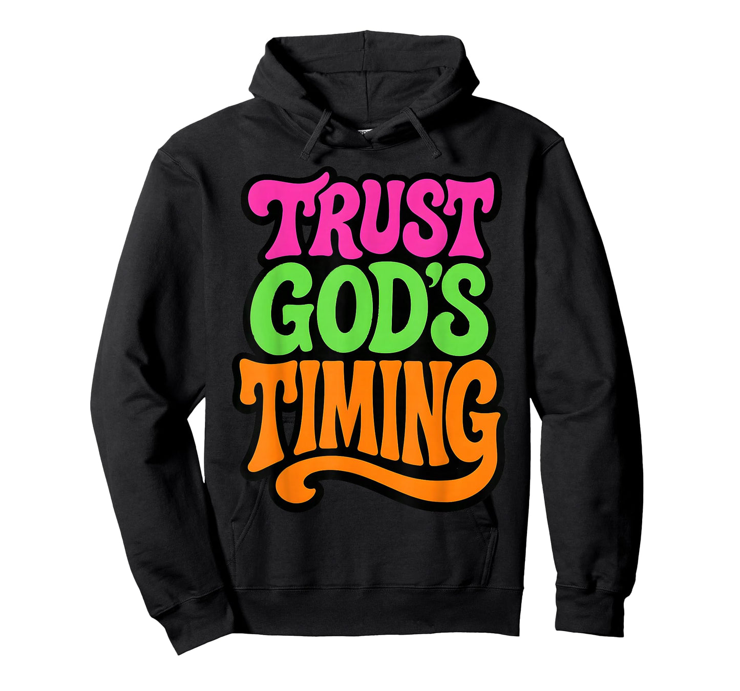 Trust God's Timing - Vintage Christian Faith Religious T-Shirt