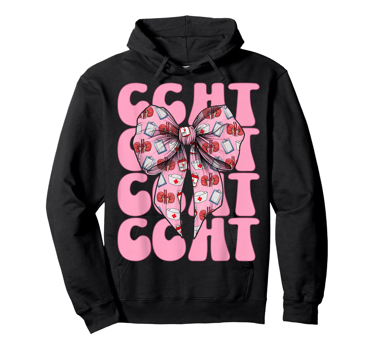 CCHT Dialysis Tech Dialysis Technician Girl Mom Coquette Bow T-Shirt