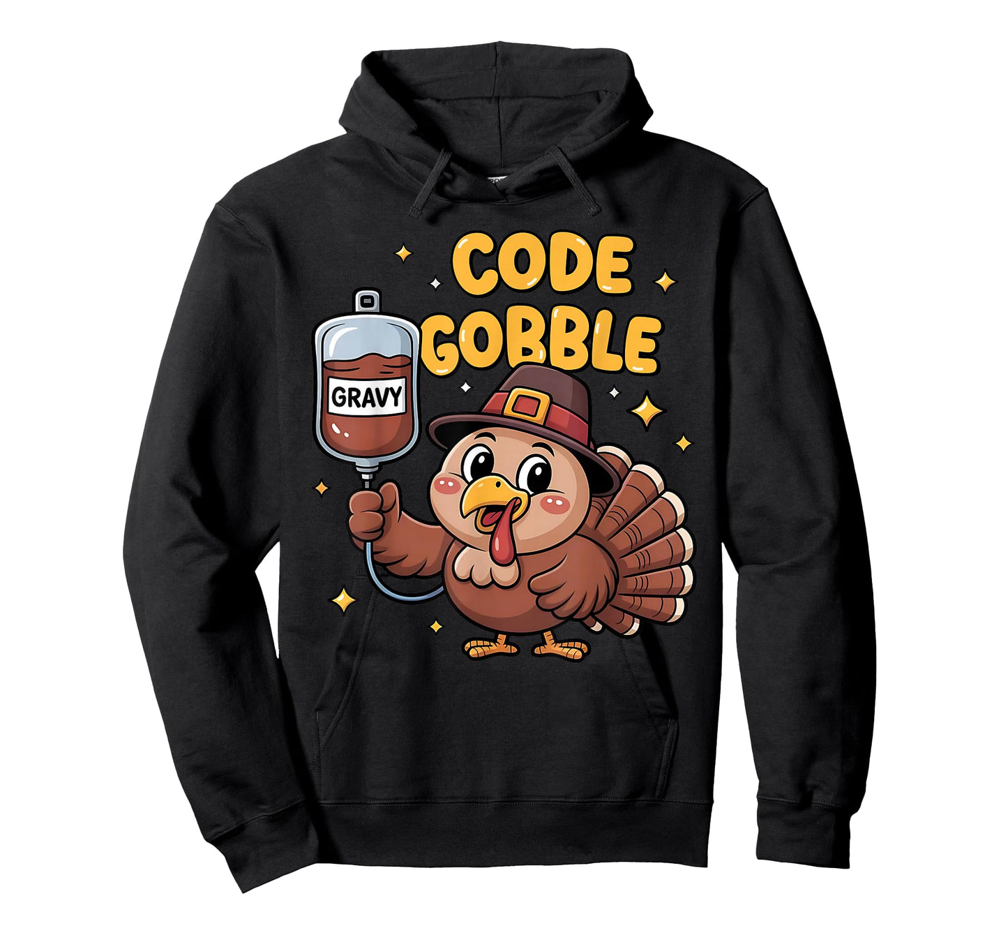 Thanksgiving Nurse Code Gobble Funny Turkey RN CNA Nurse T-Shirt