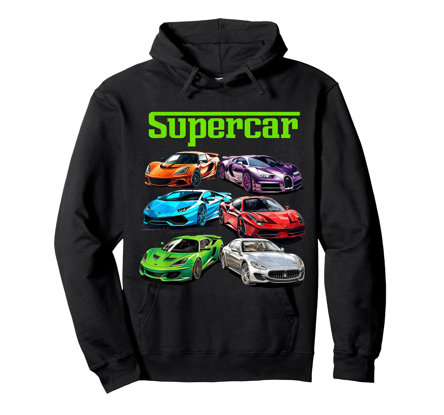 Supercar Cool Car Guy Sports Racing Fan Graphic Men Gift T-Shirt