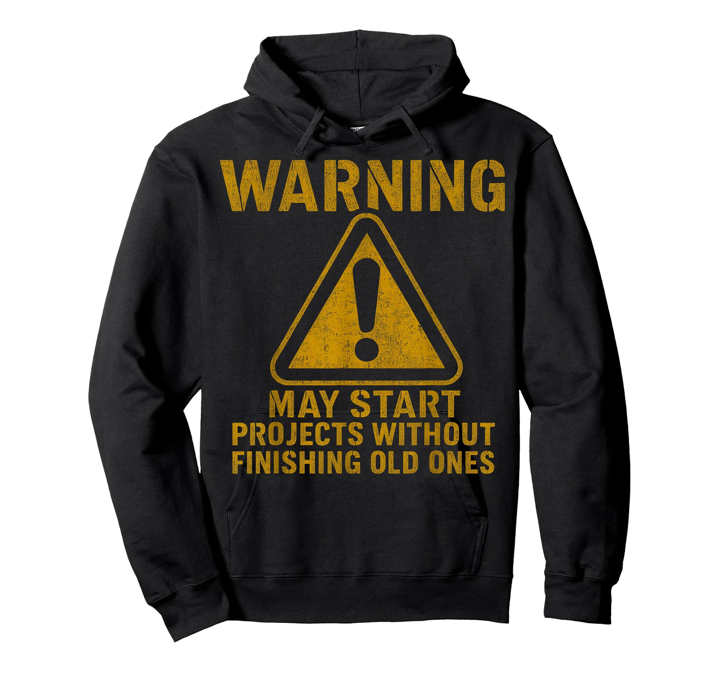 Warning May Start Projects Without Finishing Old Ones T-Shirt