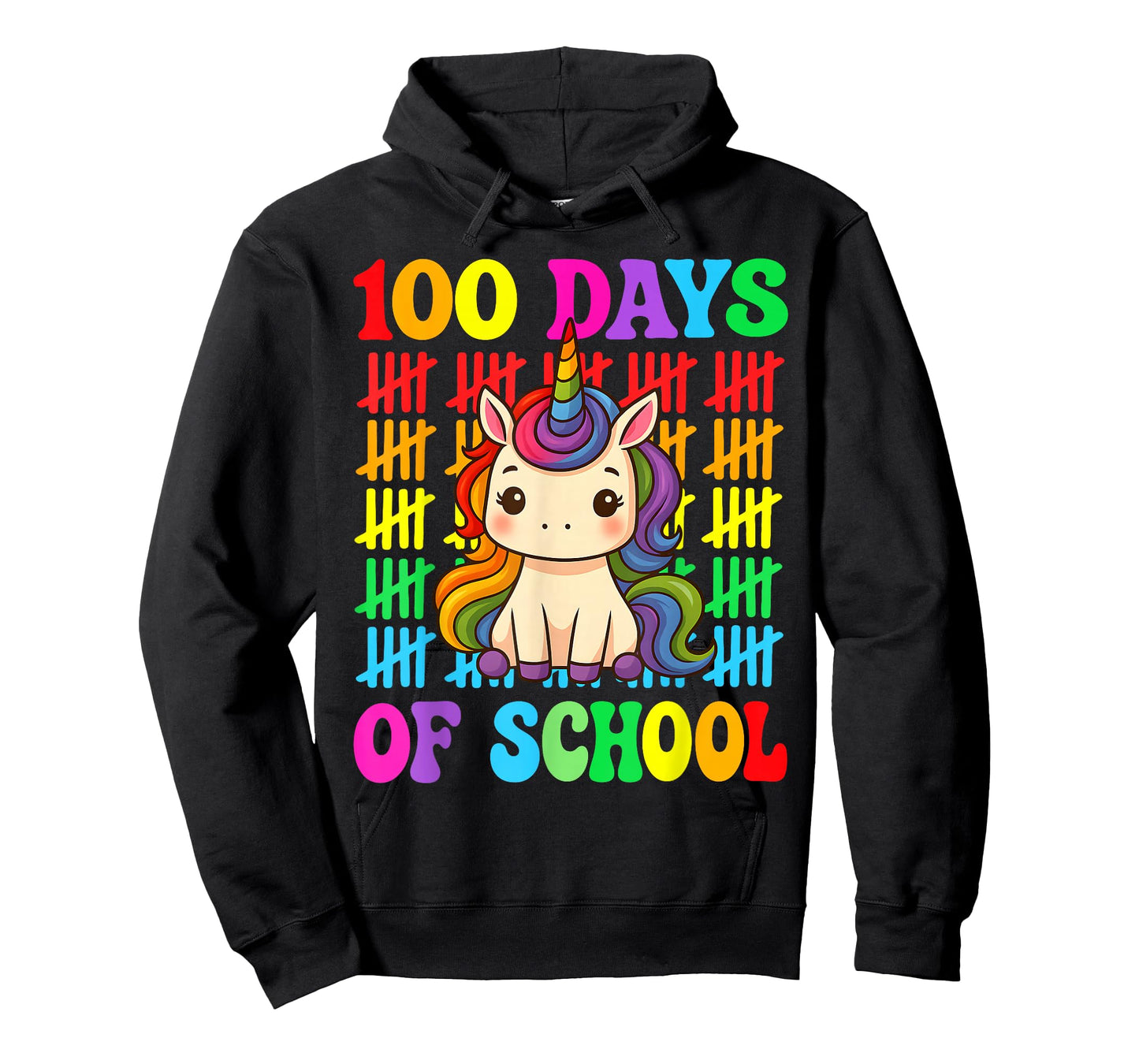 100 Days of School Unicorn Girls Teacher 100th Day of School T-Shirt