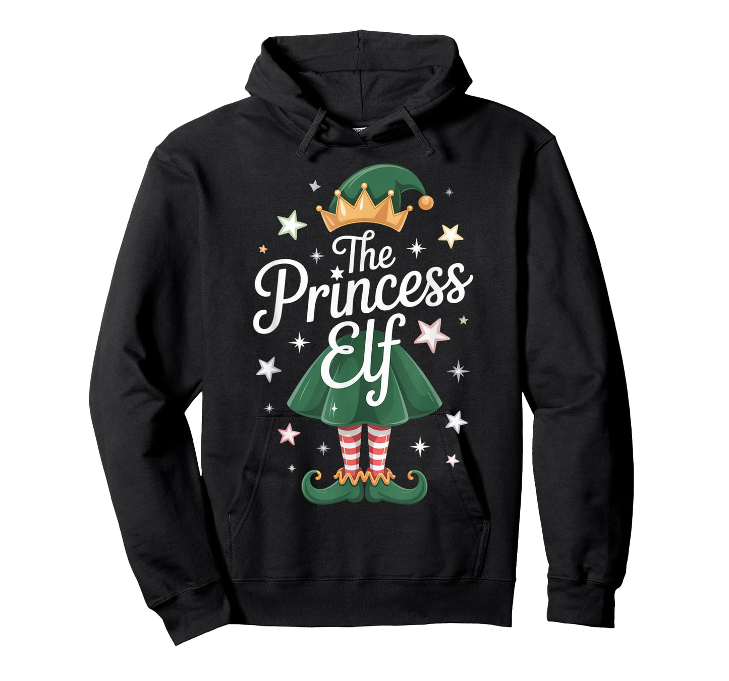 The Princess Elf Christmas Holiday Xmas 2026 Women Girl Kids T-Shirt