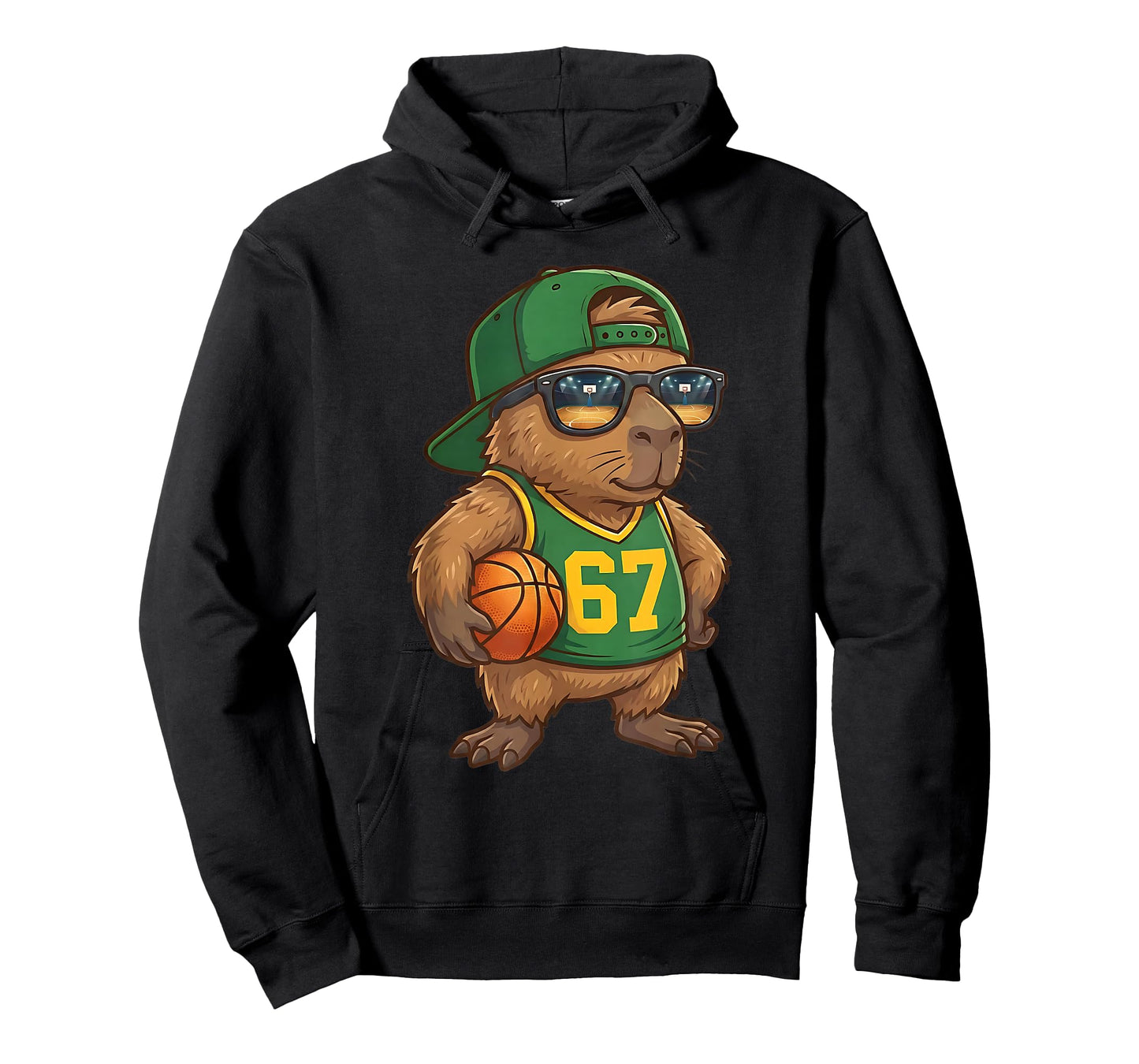 Capybara Basketball 67 Gen Alpha Slang Sports Men Boys Kids T-Shirt