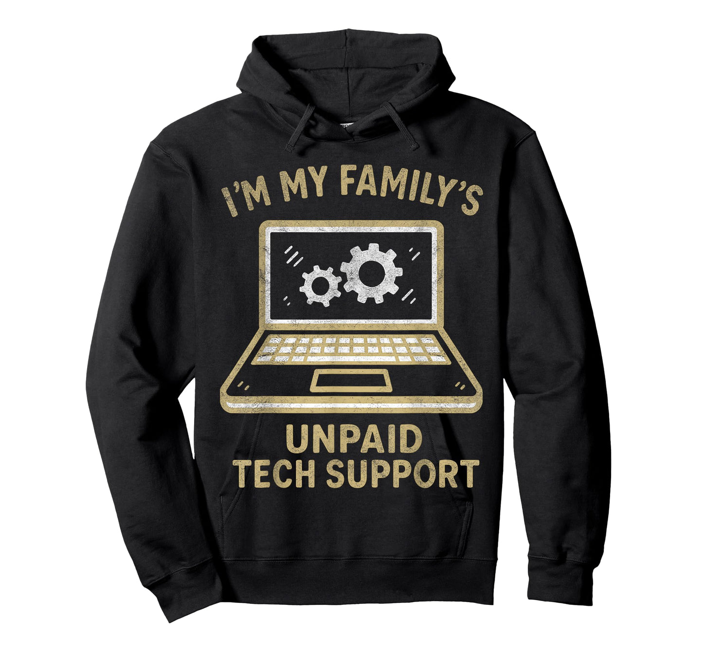 Funny Family Computer Helper Unpaid Geek Nerd Gifts T-Shirt