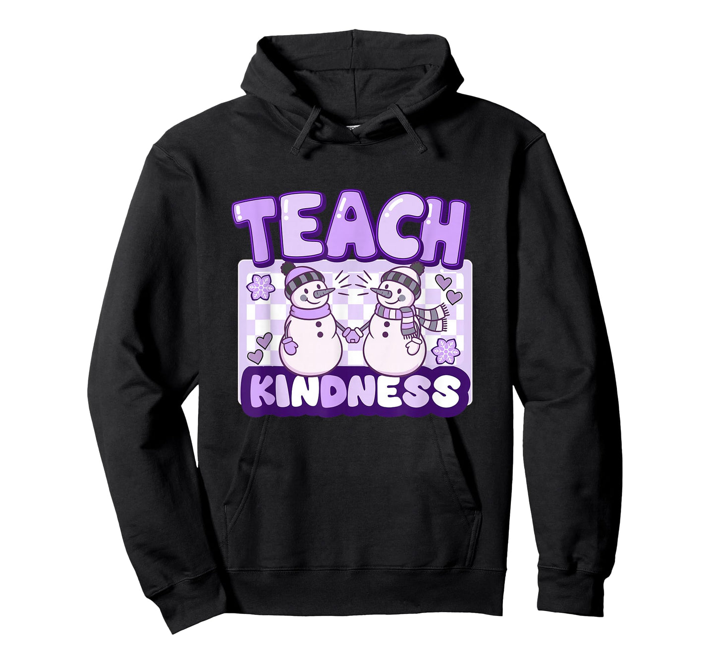 Snowman Teach Kindness Teacher T-Shirt