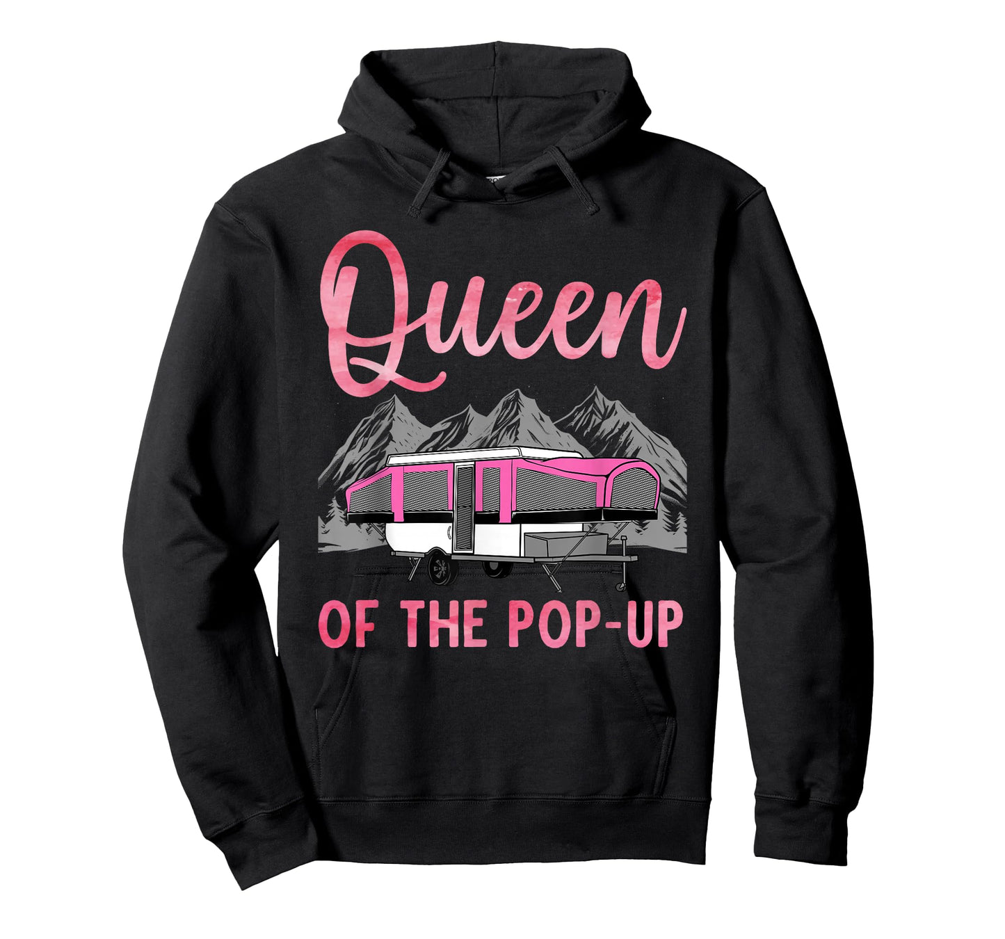 Pop Up Camper Art for Women Girls Pop Up Trailer Camping T-Shirt