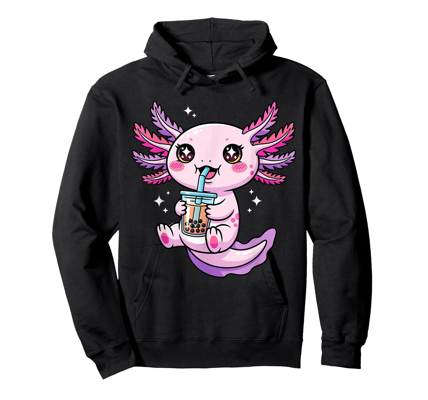 Axolotl Boba Tea Bubble Tea Anime Cute Kawaii Axolotl T-Shirt
