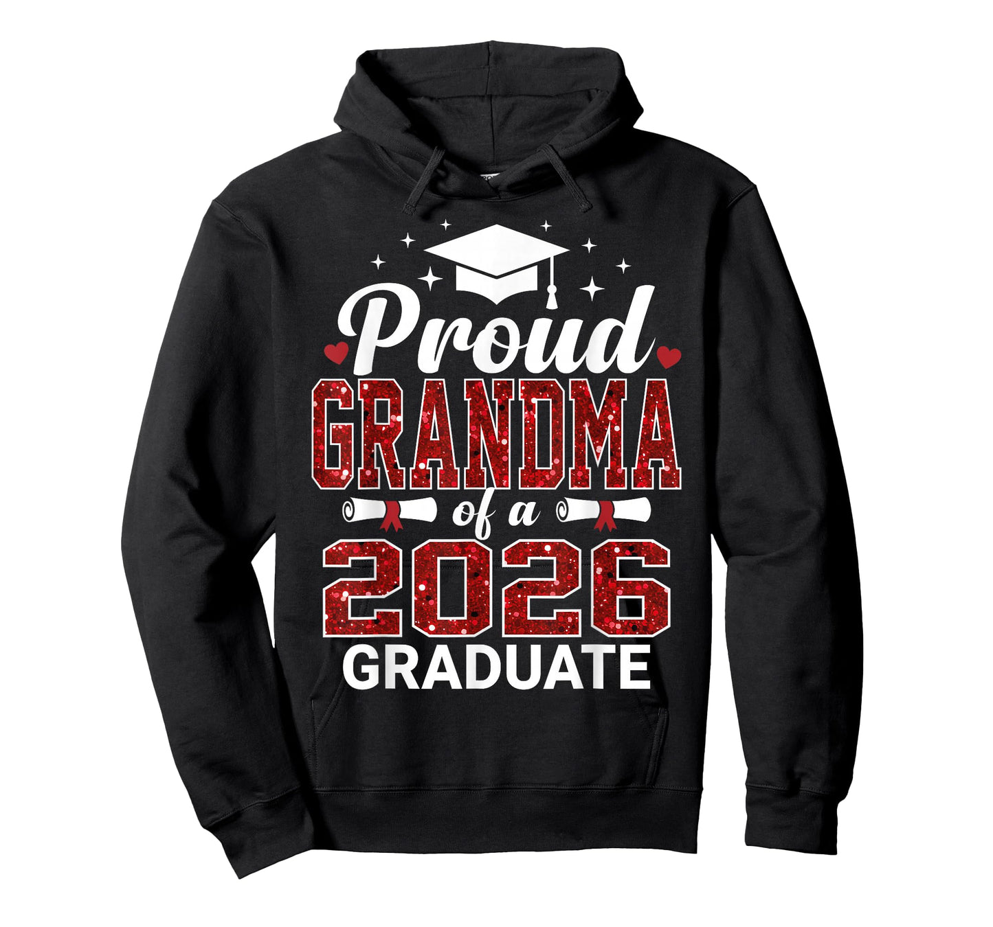 Proud Grandma of a 2026 Graduate Senior Graduation Year T-Shirt