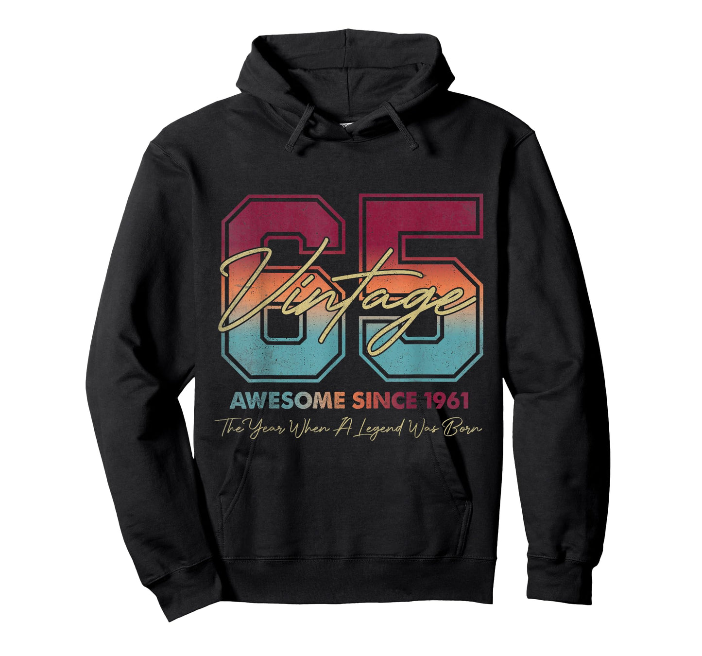 Vintage 65th Birthday Since 1961 Limited Edition 65 Year Old T-Shirt