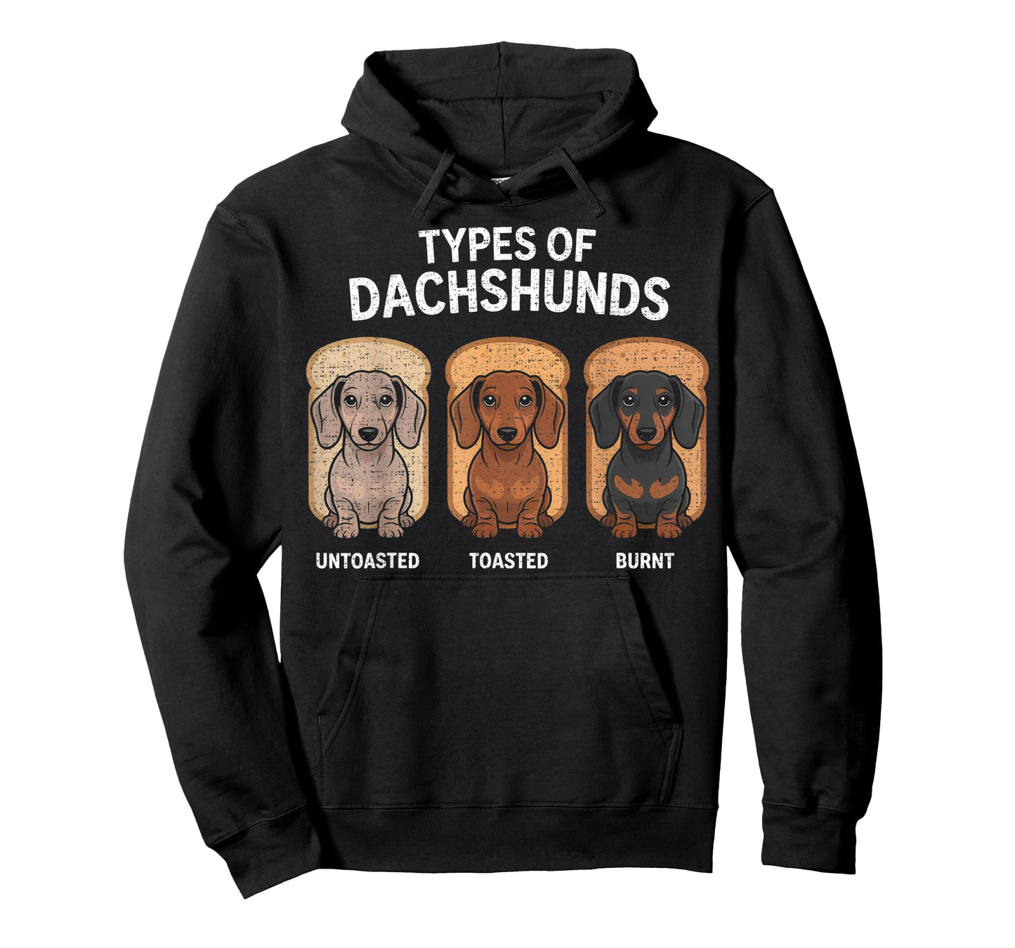 Types of Dachshund Funny Wiener Sausage Dog Lover T-Shirt