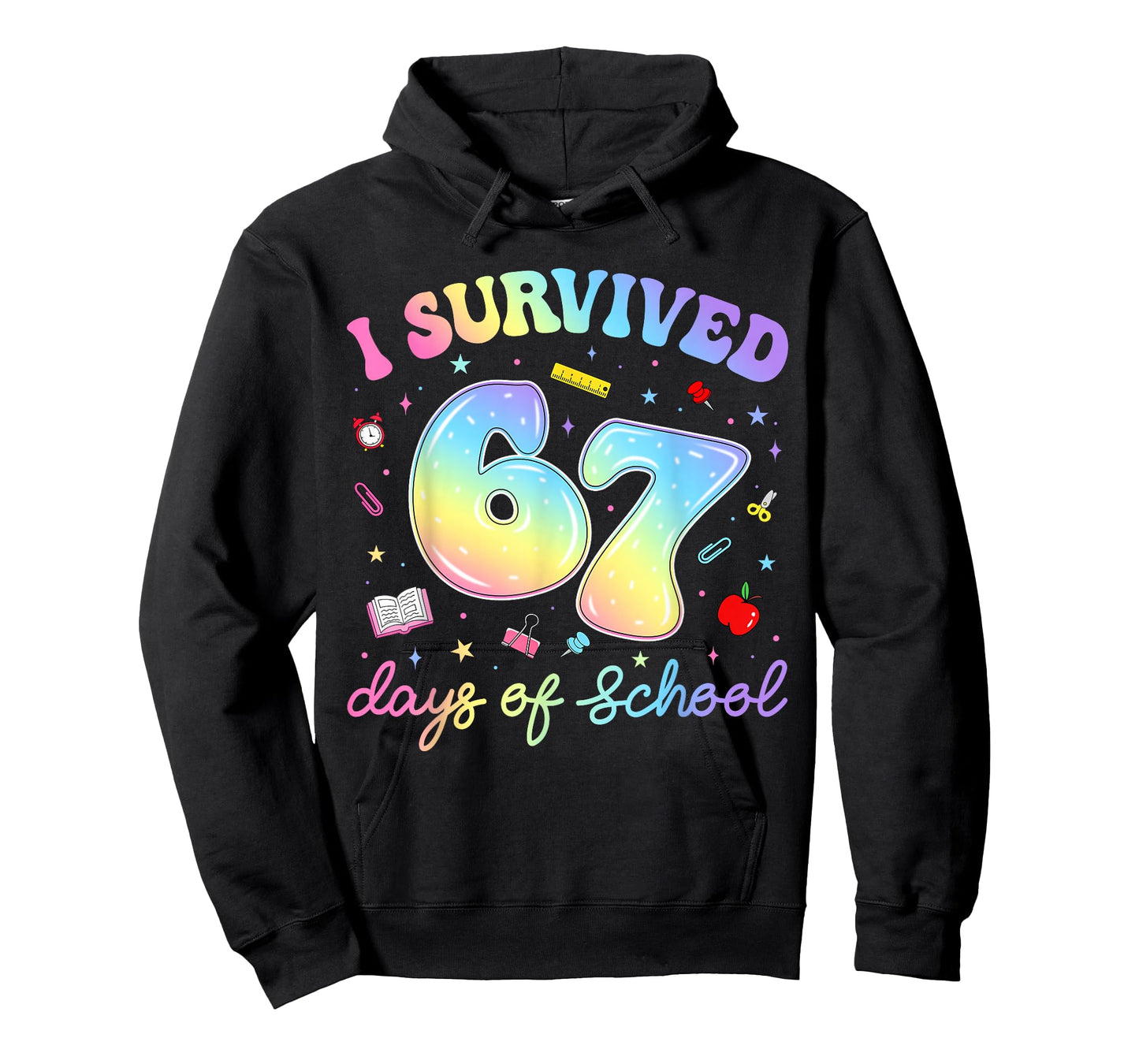 I Survived 67 Days of School Funny Meme Teacher Student T-Shirt