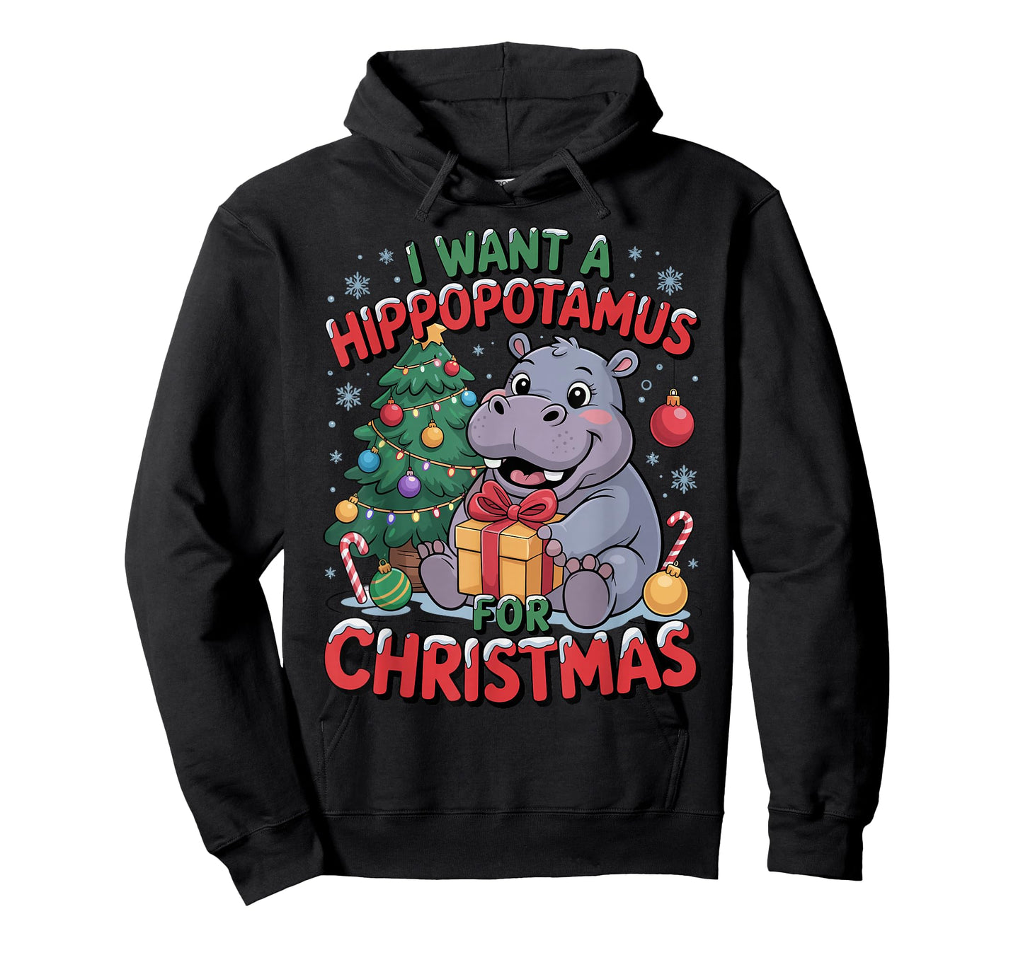 I Want A Hippopotamus for Christmas Shirt Funny Xmas 2025 T-Shirt