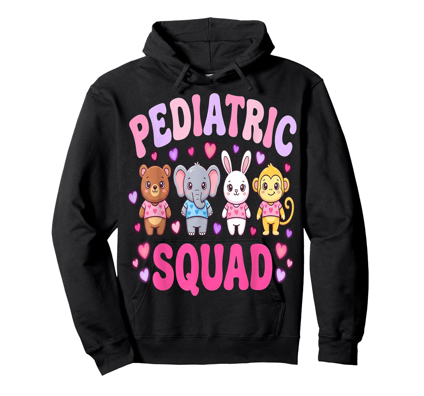 Nurses Heart Pediatric Valentines Peds Nurse Squad Nursing T-Shirt
