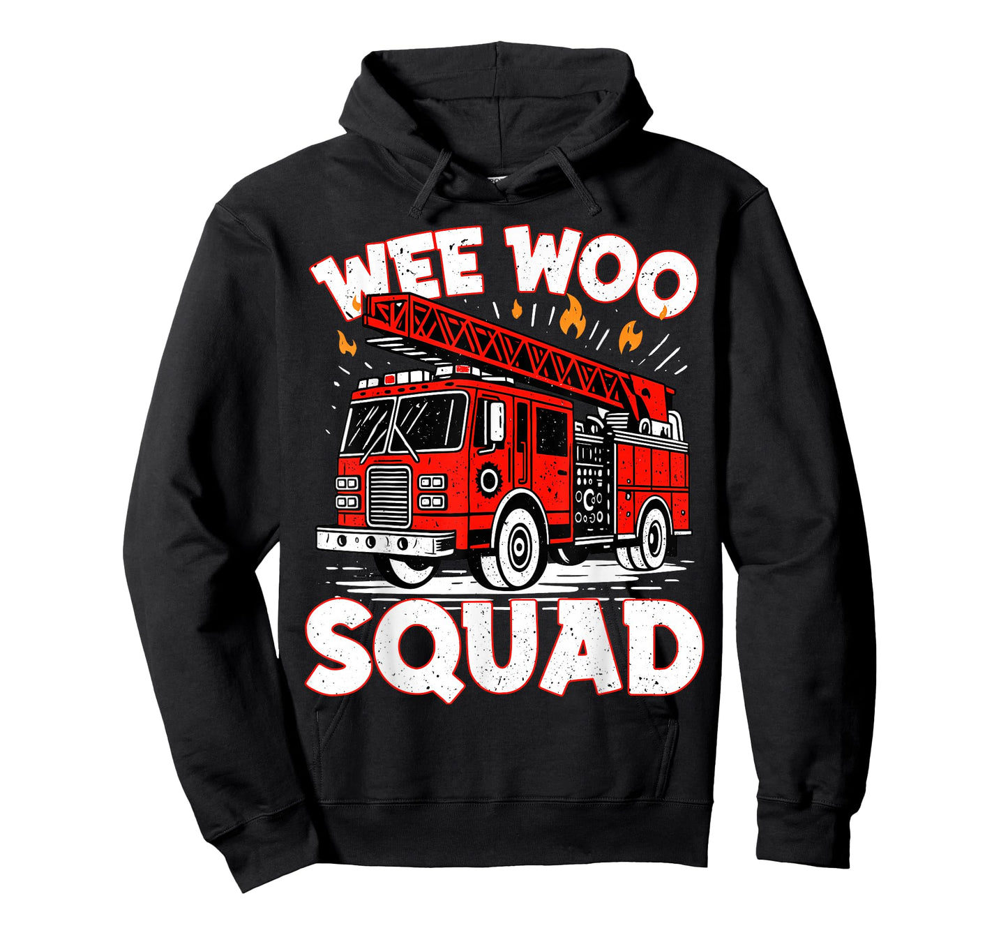 Wee Woo Squad Funny Firefighter Fire Truck Fireman Men Women T-Shirt
