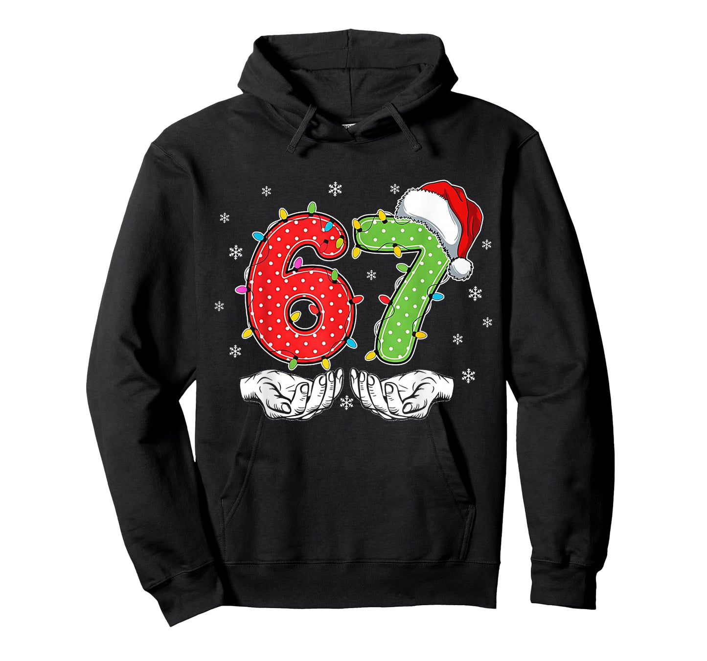 Number 67 Matching Six Seven 6 7 Meme 6-7 Christmas Costume T-Shirt
