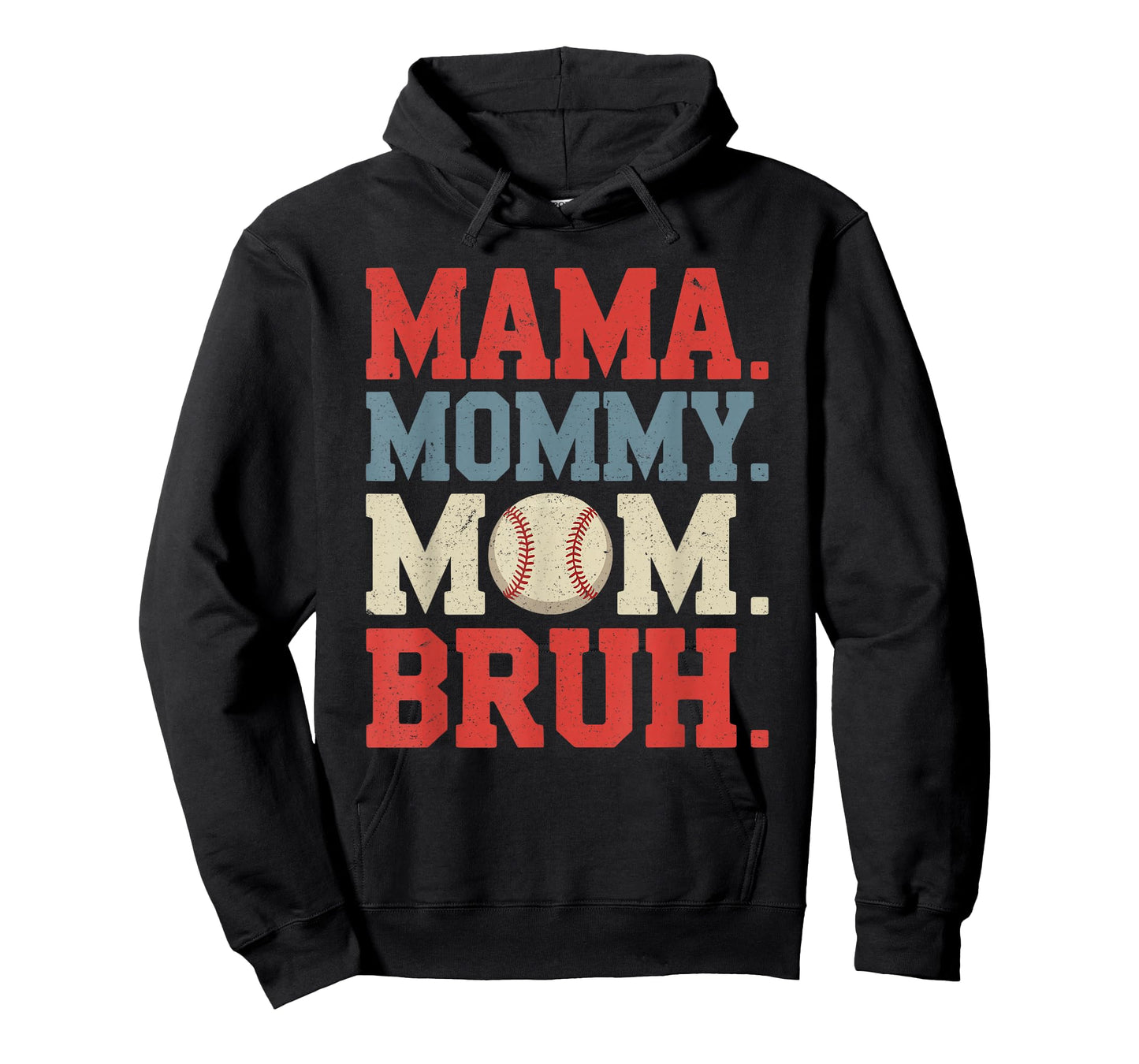 Mama Mommy Mom Bruh Baseball for Women Grandma Mother's Day T-Shirt