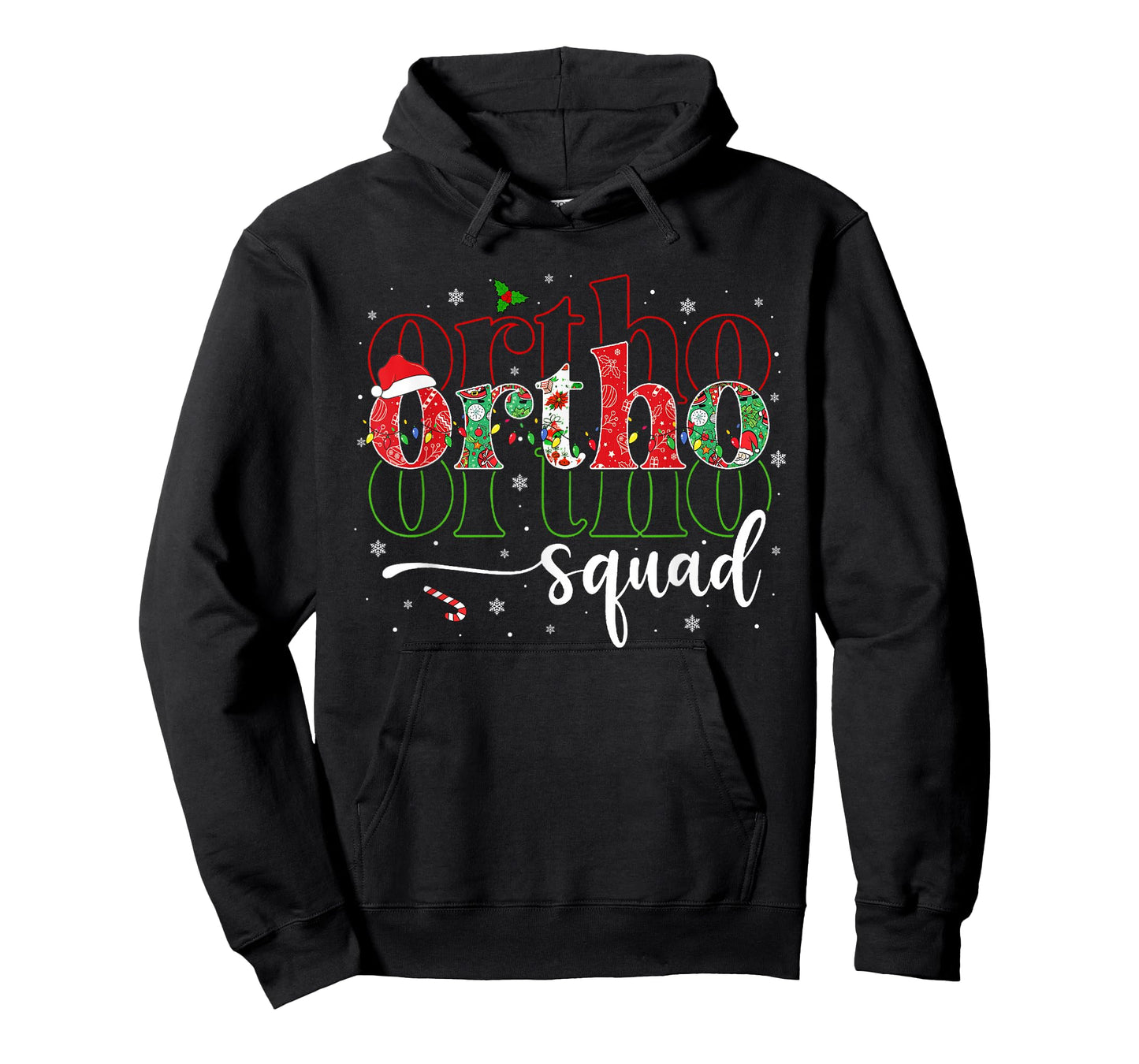 Merry Christmas Ortho Squad Xmas Orthopedic Crew Nurse T-Shirt