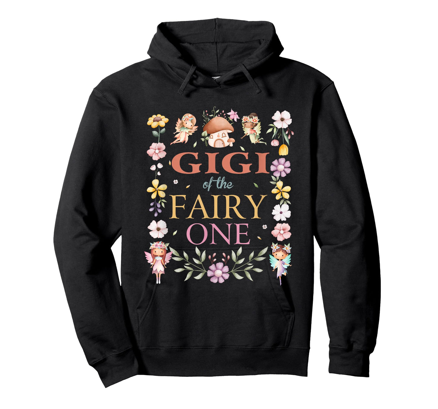 Gigi of The Fairy One 1St Birthday Girl Family Matching T-Shirt