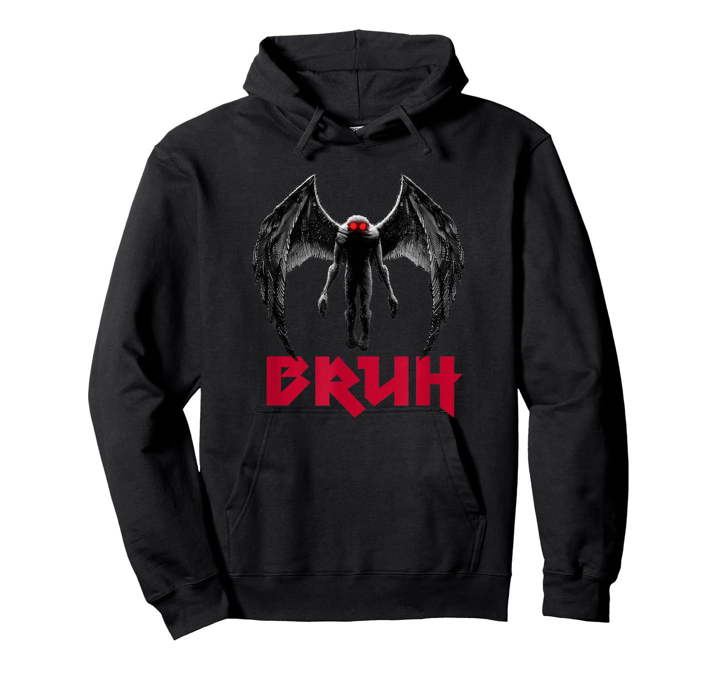 Cryptid Metalcore Heavy Metal Music Band Mothman Bruh T-Shirt