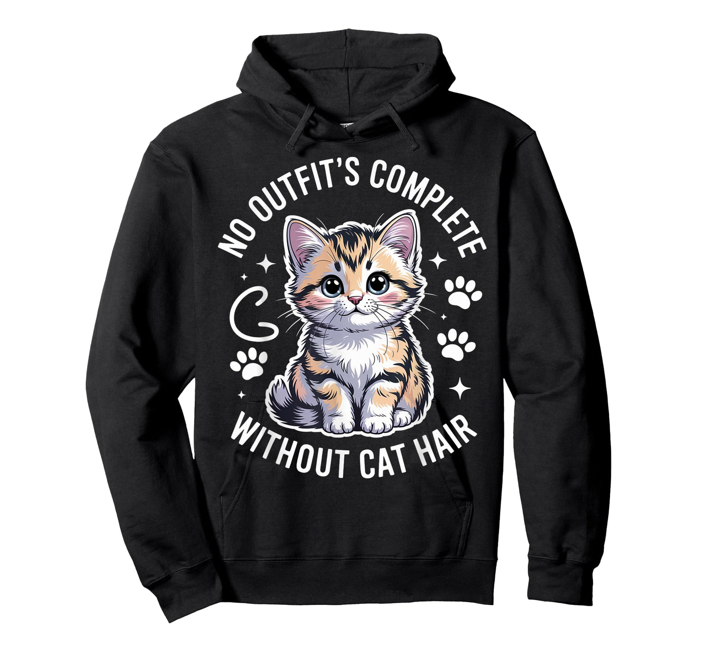 No Outfit's Complete Without Cat Hair Tabby Cat T-Shirt